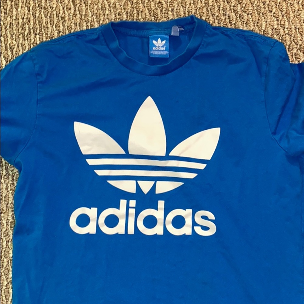Blue Adidas Tee